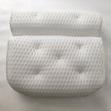 HULIANFU SPA Non-Slip Bath Pillow with Suction Cups Bath Tub Neck Back Support Headrest Pillows Thickened Home Cushion Accersory