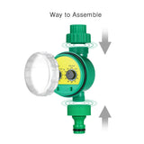 HULIANFU Outdoor Timed Watering Irrigation Controller Automatic Sprinkler Control Programmable Valve Hose Water Timer Faucet for Garden