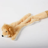 HULIANFU New Cute Plush Toys Squeak Pet Wolf Rabbit Animal Plush Toy Dog Chew Squeaky Whistling Involved Squirrel Dog Toys