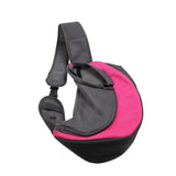HULIANFU Pet Puppy Carrier S/L Outdoor Travel Dog Shoulder Bag Mesh Oxford Single Comfort Sling Handbag Tote Pouch