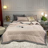 HULIANFU NEW Blanket Soft Premium Cotton Quilt Blanket Queen King Size Air Conditioning Quilt