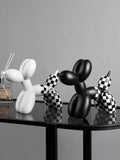 HULIANFU Light luxury balloon dog decoration creative animal home living room soft outfit girl cute decoration home decoration