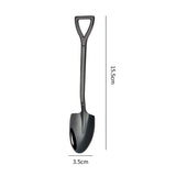 HULIANFU Shovel Spoon Stainless Steel Teaspoon For Coffee Spoon Fruit Ice Cream Dessert Scoop Kitchen Accessories Wedding Christmas Gift