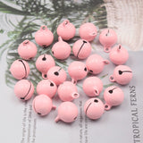 HULIANFU  15PCS Beautiful Metal Bells Loose Beads Jingle Bell For Christmas Party Crafts Decoration DIY Make Earrings Pendants Material