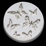 HULIANFU Mermaid Starfish Seahorse Shaped Silicone Mold DIY Fondant Cake Decorating Tool Epoxy Resin Glue Mold Kitchen Baking Accessories