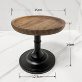 HULIANFU Japanese style Wooden plate Food fruit dessert plates For home sushi cake stand Wooden tray decoration Wood Dish tableware gift