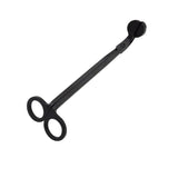 HULIANFU Wick Trimmer Stainless Steel Candle Cutter Oil Lamp Trim Scissors Candle Extinguisher Horn Shape Candle Cover Tool  Accessories