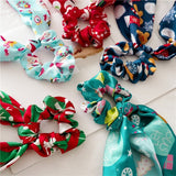 HULIANFU 2023 Christmas Silk Headband Merry Christmas Decorations for Home Xmas Gift Natale Navidad  Cristmas Ornaments New Year 2023 Noel