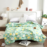 HULIANFU PEIDUO Anti-Mite Summer Cool Quilt Cartoon Thin Quilt Washable Lightweight Duvet Insert 100% Goose Down Filling Double Student
