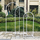 HULIANFU 2023 Wedding Arch Iron Pipe Irregular Shape Arch Stand Wedding Metal Props Backdrop Artificial Flower Stand wrought iron screen