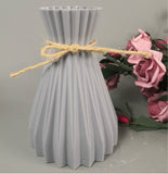 HULIANFU Plastic Vases Flower Pot Home Anti-ceramic Storage Bottle Wedding Decorations Rattan-like Unbreakable Creative Simplicity