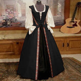 hulianfu Chemise Cardigan Women Renaissance Queen Costume Irish Festival Medieval Dress Halloween Outfit For Adult Plus Size