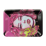 HULIANFU Tobacco Rolling Tray 18*12.5CM Herb Tobacco Tinplate Plate Smoking Accessories Cigarette Rolling Tray For Grinder