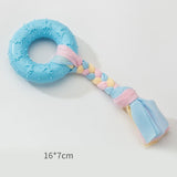 HULIANFU Washable Rope Dog Toy Bite Resistant Pet Dog Chew Toys for Small Dogs Cleaning Teeth Interactive Dogs Toys Pet Accessories