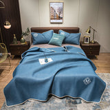 HULIANFU Summer Cooling Blanket Air Condition Comforter Quilt Lightweight And Breathable Knitting Sofa Bed Blankets 150*200/200*230cm