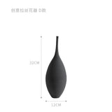HULIANFU Jingdezhen Modern Minimalist Handmade Art Zen Vase Ceramic Ornaments Living Room Model Home Decoration