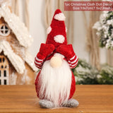 HULIANFU Santa Claus Christmas Doll Merry Christmas Decorations for Home Elk Christmas Ornaments Xmas Tree Decor  Navidad Natal Gifts