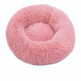 HULIANFU Long Plush Dog Bed House Dog Mat Winter Warm Sleeping Cats Nest Soft Long Plush Dog Basket Pet Cushion Portable Pet Bed