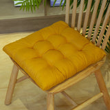 HULIANFU Winter Home Chair Cushion New Outdoor Thick Cushion Pad Office Dining Chair Mattress Pure Sofa Chair Back Pad Comfort Square