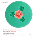 HULIANFU New Mini Flowers Series Silicone Mold DIY Handmade Fondant Cake Baking Chocolate Sugar Cake Tool Resin Polymer Clay Making Mould