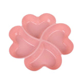 HULIANFU Multi-function Plastic Fruit Plate Dessert Tray Plate Snack Dish 6 Compartments High Quality