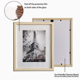 HULIANFU Photo Frame For Wall Picture Frame 9x13 13x18 20x25cm Pleix Glass Inside Classic Frames For Pictures
