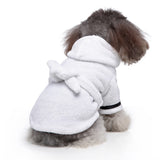 HULIANFU Pet Bathrob Dog Pajamas Sleeping Clothes Soft Pet Bath Drying Towel Clothes winter Warm pajamas for Puppy Dogs Quick Drying