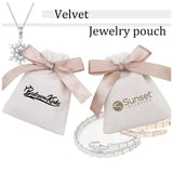 HULIANFU Velvet Gift Bags Jewelry Ribbon Sack 7x9cm 10x12cm 12x15cm pack of 50 Eyelashes Makeup Lipstick Drawstring Pouches