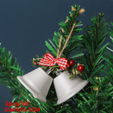 HULIANFU 2023 Christmas Hand Bell Bauble Jingle Bells Gold School Handbell Restaurant Supplies Xmas Noel New Year 2023 Adornos De Navidad