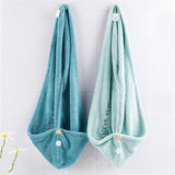 HULIANFU Women Microfiber Towel Hair Towel Bath Towels for Adults Home Terry Towels Bathroom Serviette De Douche Turban for Drying Hair