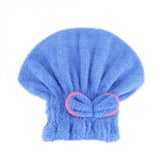 HULIANFU Shower Cap Microfibre Quick Hair Drying Bath Towel Spa Bowknot Wrap Towel Cap Bathroom Accessories Bonnets for Women Designer