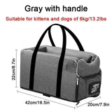 HULIANFU Portable Cat Dog Bed Travel Central Control Car Safety Pet Seat Transport Dog Carrier Protector For Small Dog Chihuahua Teddy