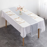 HULIANFU Table Runner Satin Shiny Colour Wedding Decoration Hotel Birthday Party Show Banquet Table Runner
