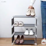 HULIANFU vanzlife Multi-functional multi-storey shoe rack organizer Household cloth storage rack Simple dormitory provincial space rack