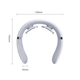 HULIANFU Massage Pillow Smart Electric Neck and Shoulder Pulse Massager Wireless Heat Cervical Vertebra Pain Relief Massage Machine