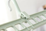 HULIANFU Multi-port Rack Support Hangers Clothes Drying Rack Multifunction Plastic Storage Hangers Clothes Organizer Space Saving Hanger