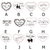 HULIANFU Wedding Guest Book Wedding Guestbook Wedding Drop Box Guestbook Hearts Wedding Guest Book Alternative Transparent Guest Book Wed