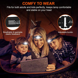 HULIANFU Mini Rechargeable  Headlamp Body Motion  Headlight Camping Flashlight Head Light Torch Lamp With USB
