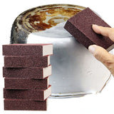 HULIANFU Sponge Magic Eraser descaling emery cleaning brush silicon carbide descaling cleaning brush stove top pot kitchen tools