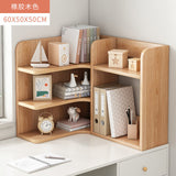 HULIANFU Table top small bookcase bookcase desk simple bookcase Office desk storage student dormitory tidy shelf multilayer