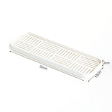 HULIANFU Sink Soap Organzier Rack Plastic Bathroom Storage Trays Sponge Holder Tableware Drain Storage Dish Kitchen Storage Accessories