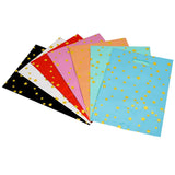 HULIANFU Pure Color Small Five-pointed Star Party Decoration Aluminum Film Bag Candy Bag Birthday Wedding Banquet Gift Bag Baby Shower