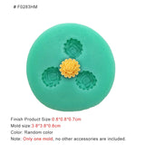 HULIANFU New Mini Flowers Series Silicone Mold DIY Handmade Fondant Cake Baking Chocolate Sugar Cake Tool Resin Polymer Clay Making Mould