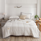 HULIANFU   YanYangTian Summer bedspread quilted blankets Air conditioning quilt bed linen for single bed Couple bed quilt 150 Single duvet