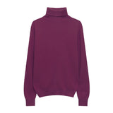 Hulianfu Winter High Quality Wwomen's Wool Sweater Solid Color High-neck Pullover Long-sleeved Knit Top