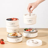 HULIANFU New Thermal Lunch Box Portable Japanese Style Bento Box Lunchbox Leakproof Food Container Microwave oven Dinnerware for Students