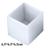 HULIANFU Rhombus Columnar Candle Mould Silicone Mold DIY Scented Candle Soap Craft Gift Making Resin Casting Wax Homemade Decoration