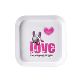 HULIANFU Snack Platter Snack Dish Small Bone Dish Spit Bone Dish Melamine Plate Small Plate Household Bone Bone Small Dish Cake Plate