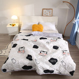 HULIANFU   YanYangTian Summer blanket ice quilt air conditioning quilt bed duvet 90 Comforter Bedspread bed plaid Single Couple bed quilt