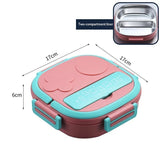 HULIANFU lunch box for kids 304 Portable Stainless Steel Lunch Box Baby Child Student Outdoor Camping Picnic Food Container Bento Box